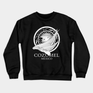 Humpback Whales Cozumel Mexico Crewneck Sweatshirt